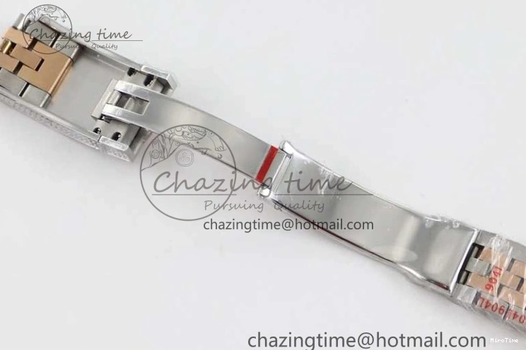 MiroTime 1229 Affordable Datejust 41 SS RG Full Diamonds TWF 1:1 Best Edition Arabic Markers Dial on Jubilee Bracelet A 2385